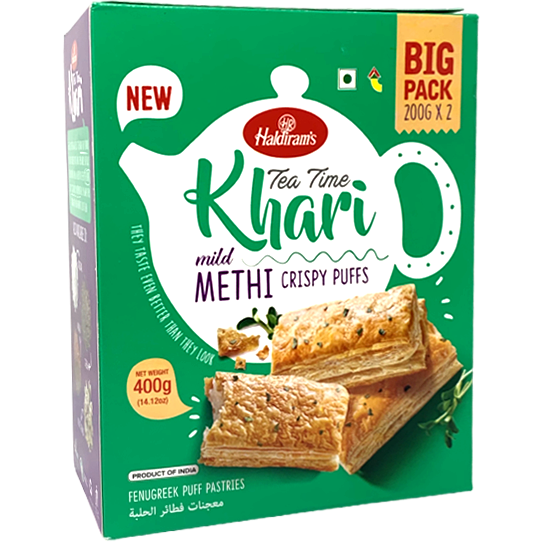 Haldiram's Khari Puff - Methi - 400gm - salpers.ch