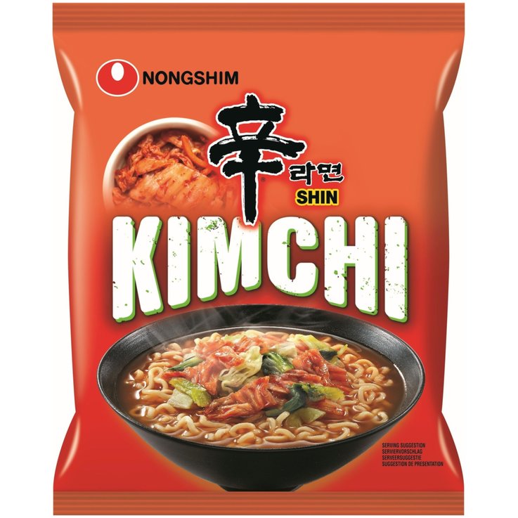 Nongshim Kimchi Ramen Noodles - 120g - salpers.ch