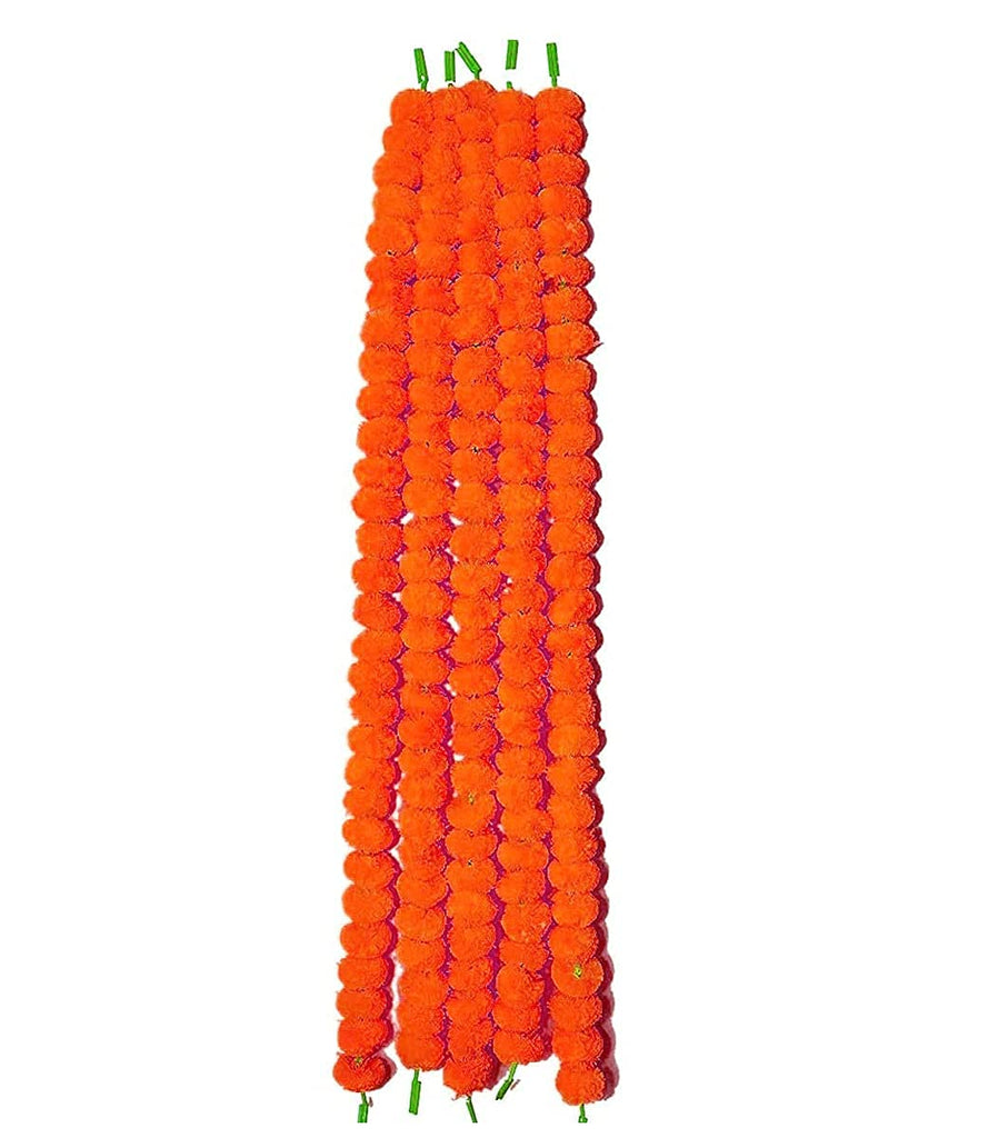 Artificial Genda Phool - Orange - 1 Pc - salpers.ch