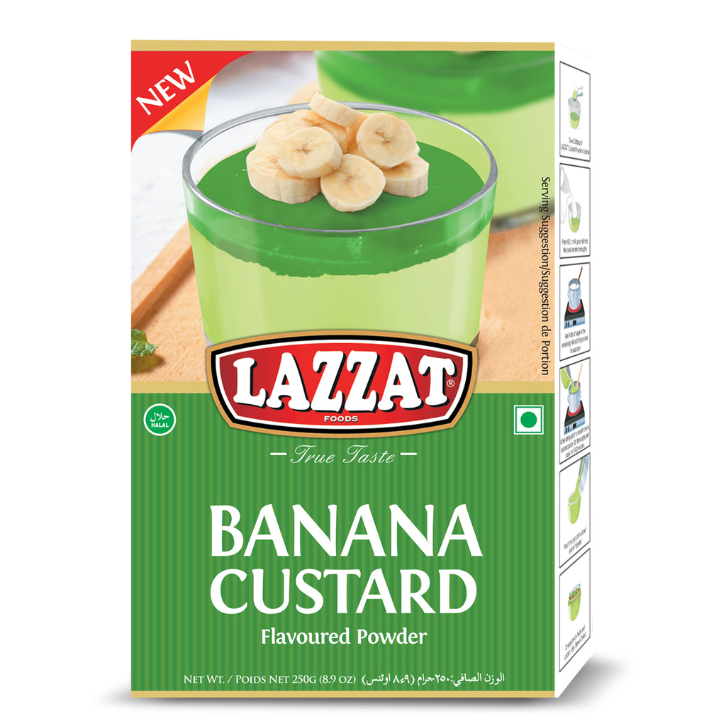 Lazzat Custard Banan - 255g - salpers.ch