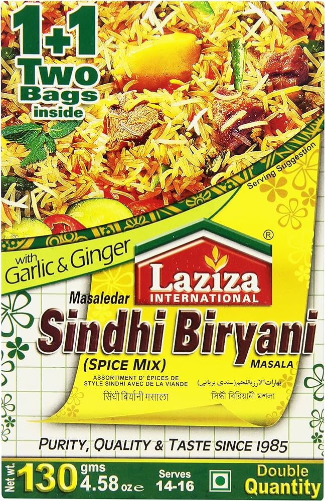 Laziza Sindhi Biryani Masala - Double Pack - 100g - salpers.ch