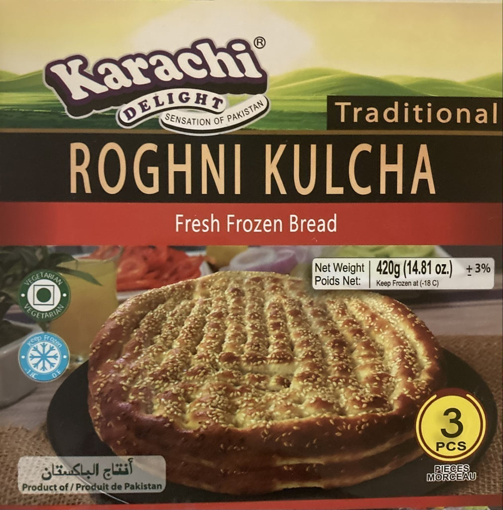 Frozen - Karachi Delight's Roghni Naan - 3Pcs - 420 - salpers.ch