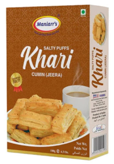 Maniarr's Khari Salty Puff - Jeera - 180g - salpers.ch