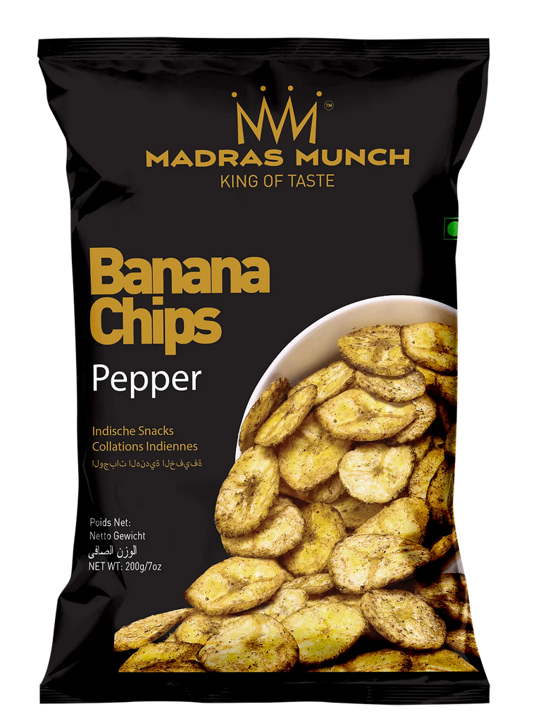 Madras Munch Banana Chips Pepper - 200g - salpers.ch