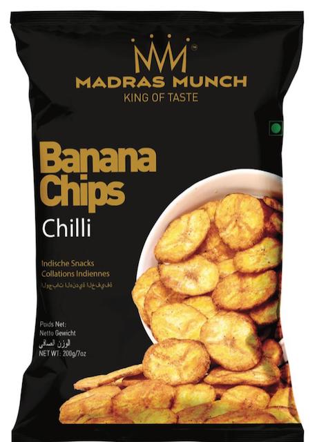 Madras Munch Banana Chips Chilli - 200g - salpers.ch