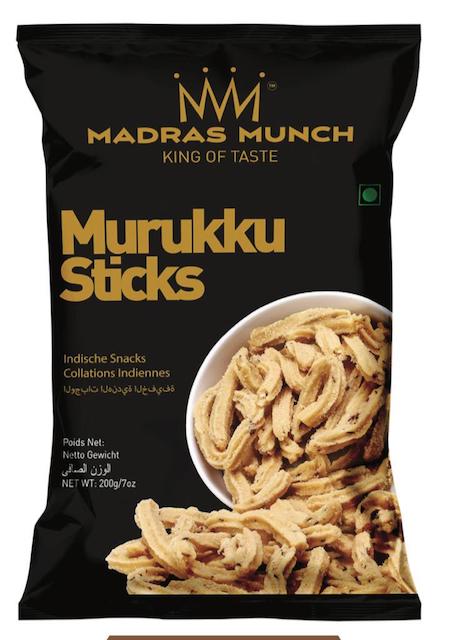 Madras Mixture Murukku Sticks - 200g - salpers.ch