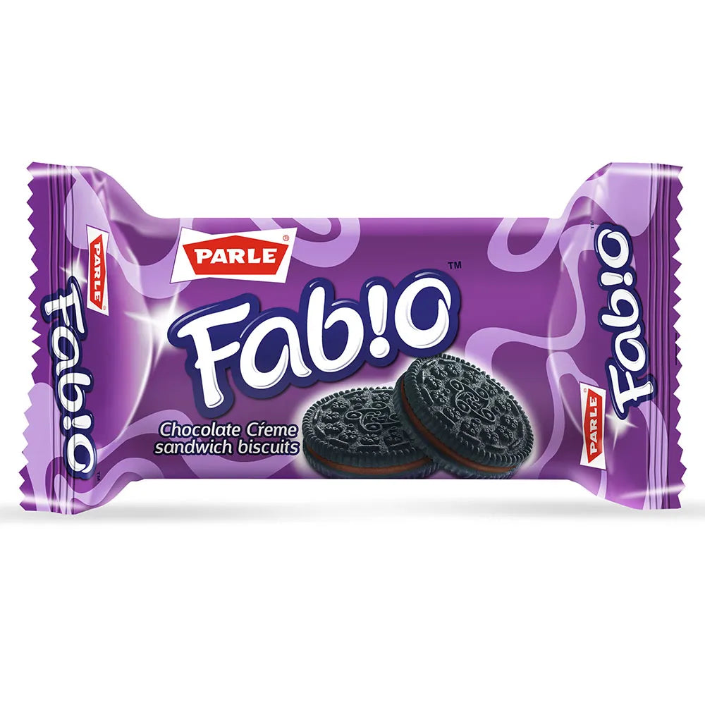Parle Fabio Chocolate Cream Sandwich Cookies - 50g - salpers.ch