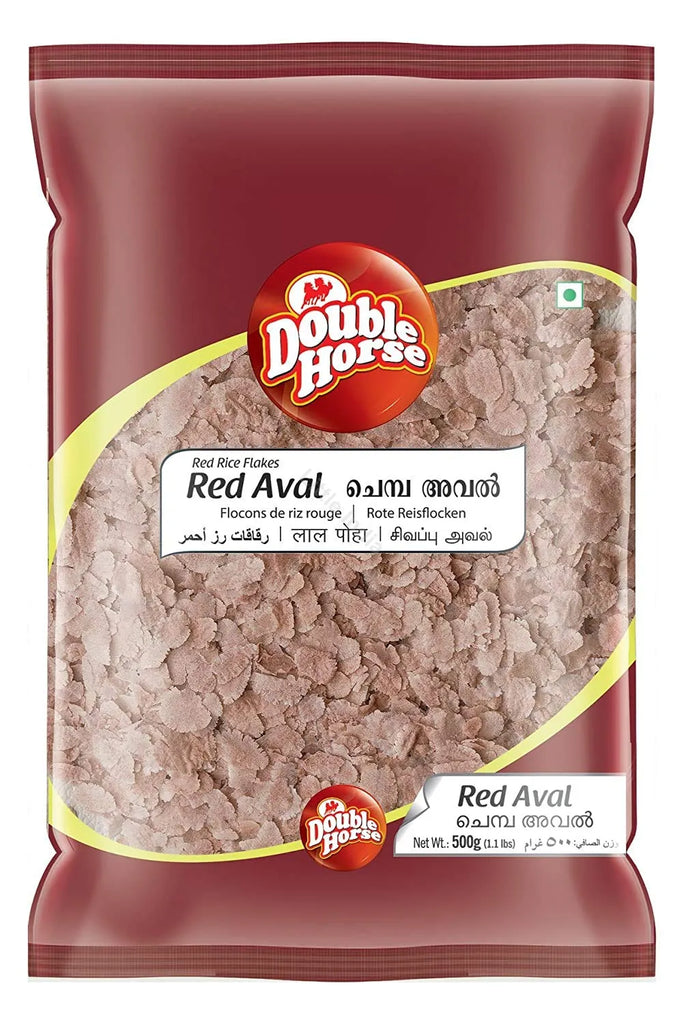 Double Horse Red Rice Flake - Red Aval - 500g - salpers.ch