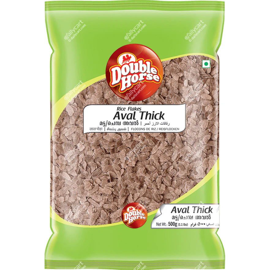 Double Horse Red Rice Flake Thick - Red Aval Thick - 500g - salpers.ch