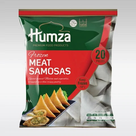 Frozen- Humza Meat Samosa - Halal - 20pcs (650g) - salpers.ch