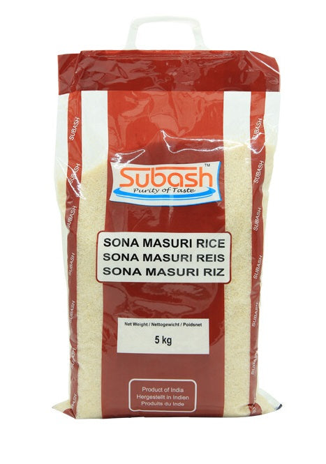 Subash Sona Masuri Rice - 5kg - salpers.ch