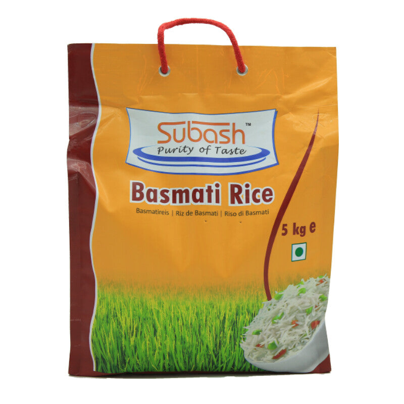 Subash Basmati Rice Gold - 5kg - salpers.ch