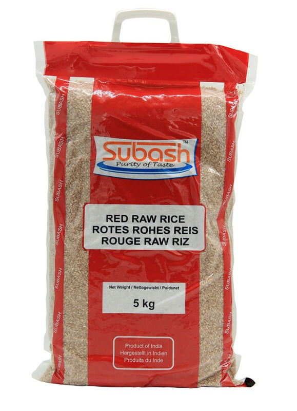 Subash Red Raw Rice - 5kg - salpers.ch
