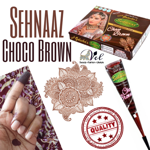 Vimal's Sehnaaz Instant Henna Cone - Mehndi Cone - Choco Brown - 25g - salpers.ch