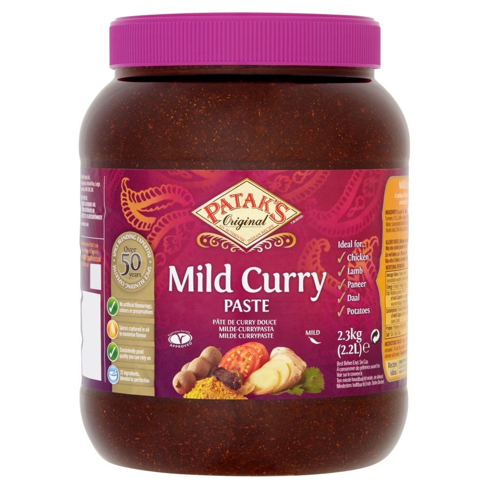 Partaks Mild Curry Paste - 2.3Kg - salpers.ch