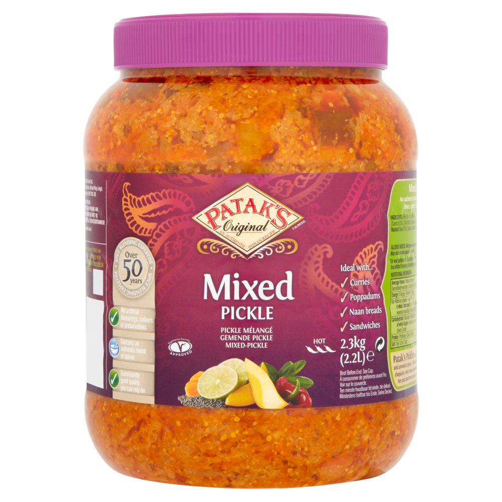 Pataks Mixed Pickle - 2.3Kg - salpers.ch