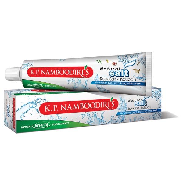 K.P. NAMBOODIRI'S Herbal White Natural Salt Toothpaste - 100g - salpers.ch