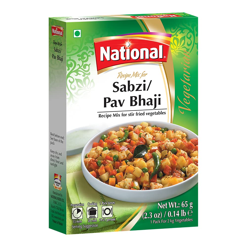 National Sabzi / Pav Bhaji Masala - 65g - salpers.ch