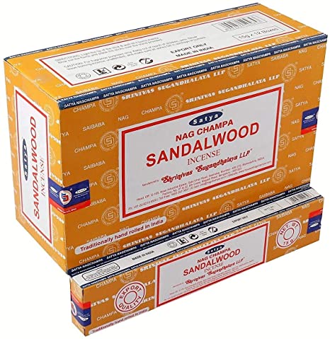 Satya Sandalwood Incense - 15g Pack - salpers.ch