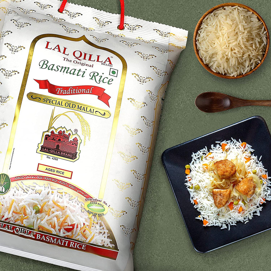 Lal Qila Original Traditional Basmati Rice - 5KG - salpers.ch