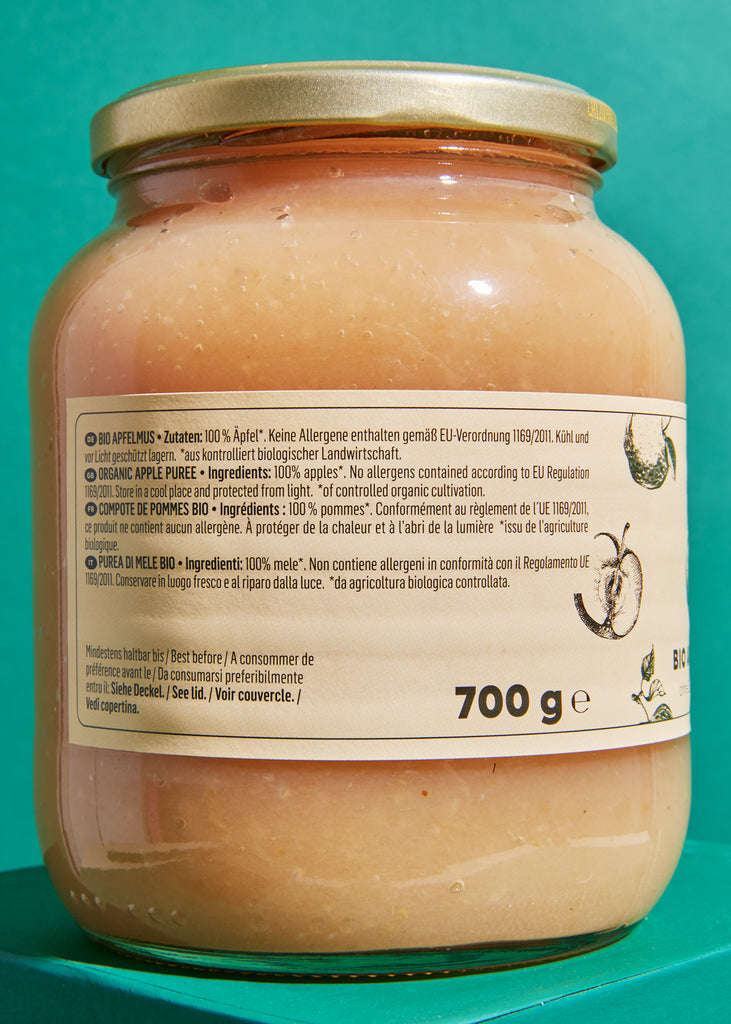Bio - Apfelmus - Apple Spread - No Sugar - 700 g - salpers.ch