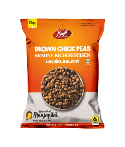 Manjappai Brown Chick Pea - 500g - salpers.ch