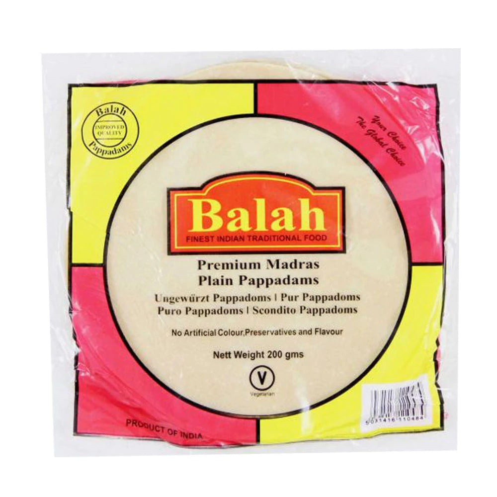 Balah Madras Pappadom - 200g - salpers.ch