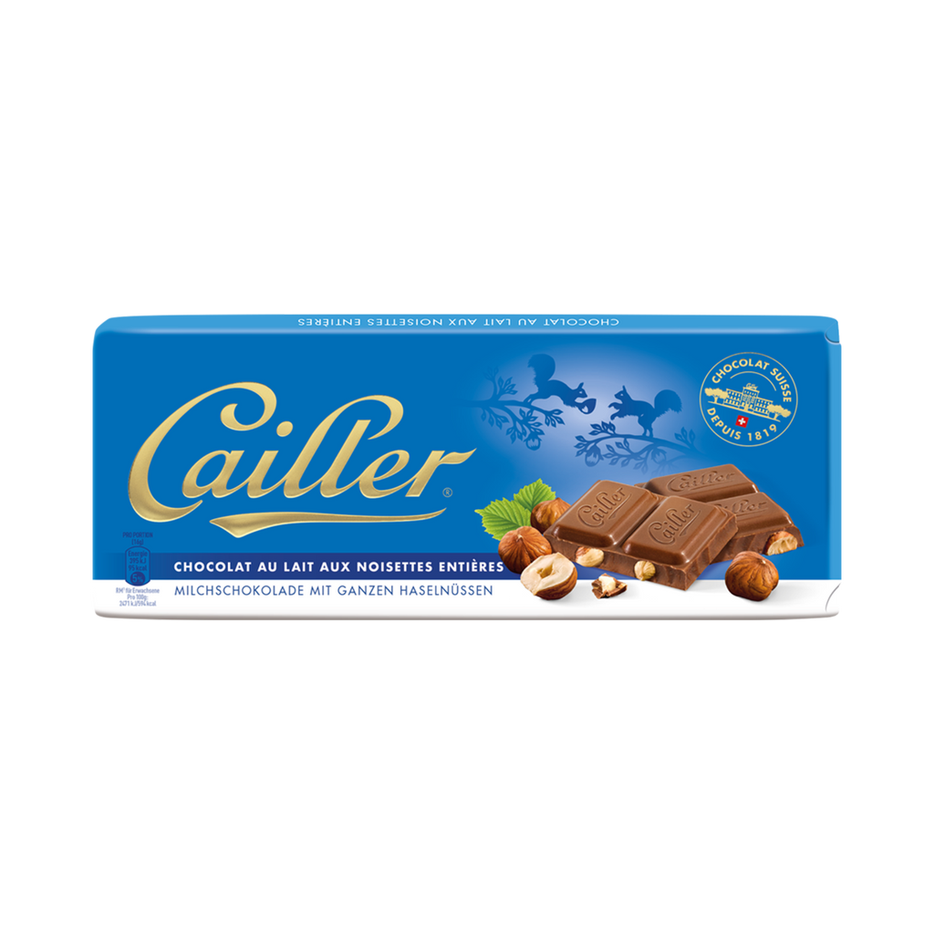 Cailler Milk Chocolate With Nuts 100g - salpers.ch