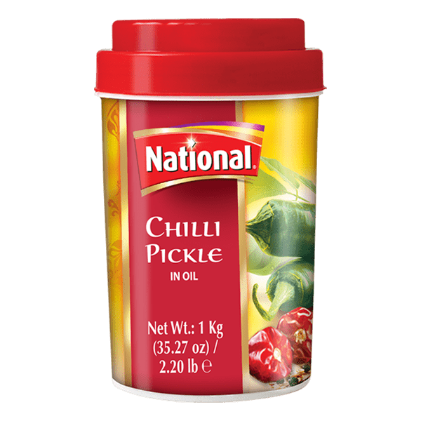 National Green Chili Pickle - 1Kg - salpers.ch