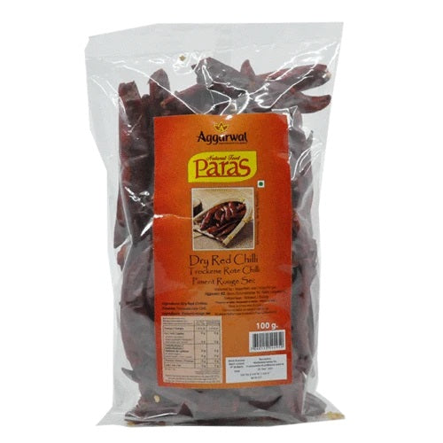Chilli Whole Red Long - Paras - 100g - salpers.ch