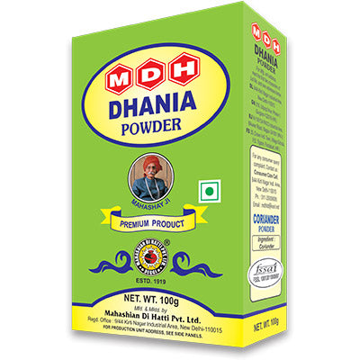 MDH Dhania Powder - Coriander Powder - 100g - salpers.ch