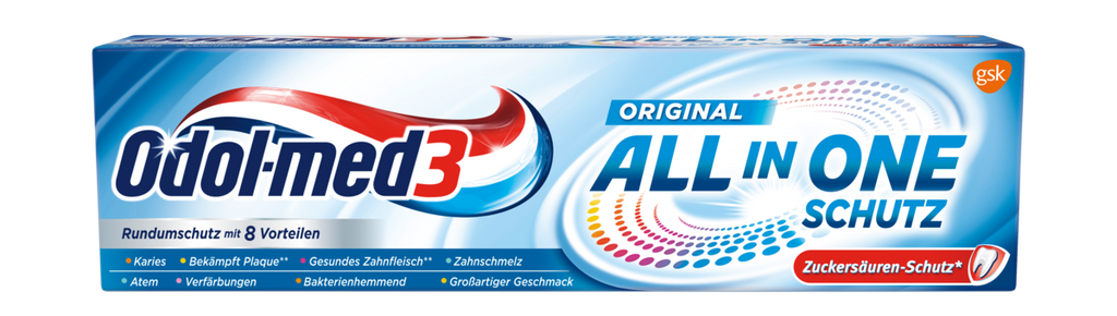Odol-med3 All in One Schutz Toothpaste 75ml - salpers.ch
