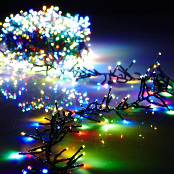 LED Cluster Light for Table & Tree Decoration - Multicolor - 235cm - IP44 - salpers.ch