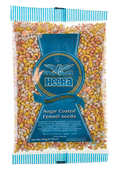Heera Sugar Coated Fennel Seeds - 100g - salpers.ch