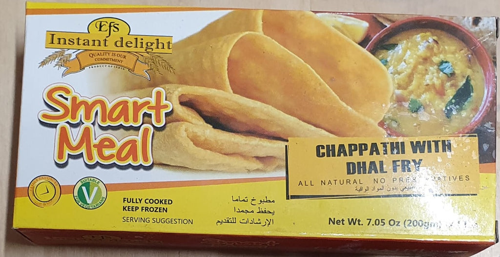 Frozen - Instant Delight's Smart Meal - Chappathi With Dhal Fry - 200g - salpers.ch