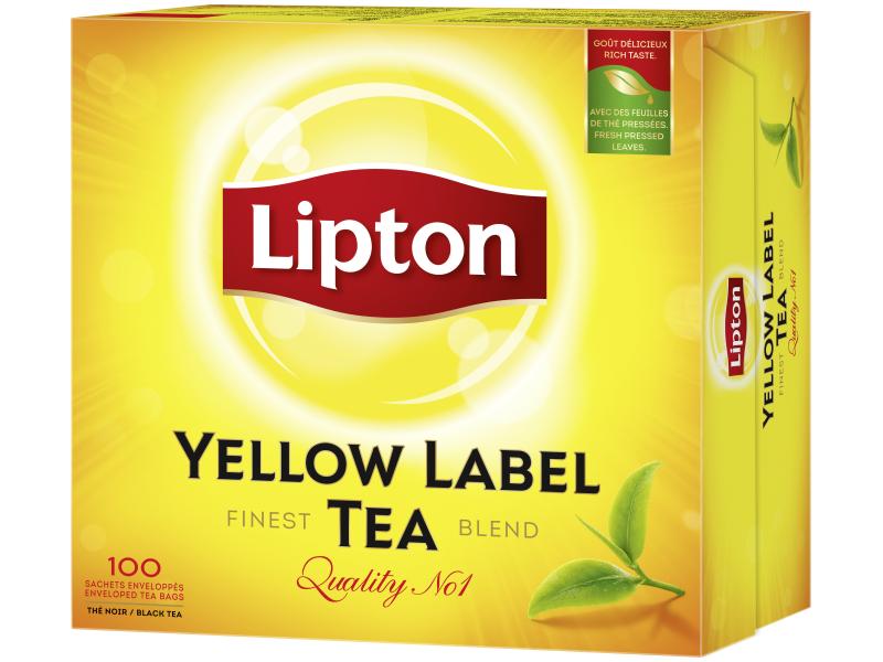 Lipton Yellow Label Tea - 100 bags - salpers.ch