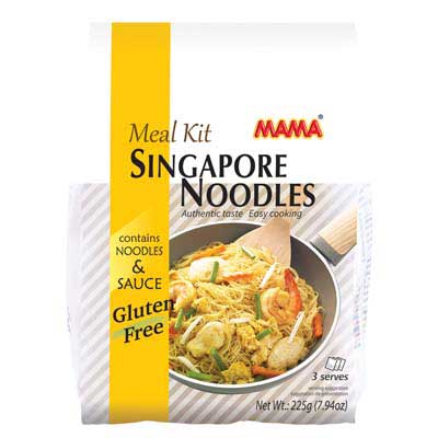 MAMA Singapore NOODLE KIT - Gluten Free - 225g - salpers.ch