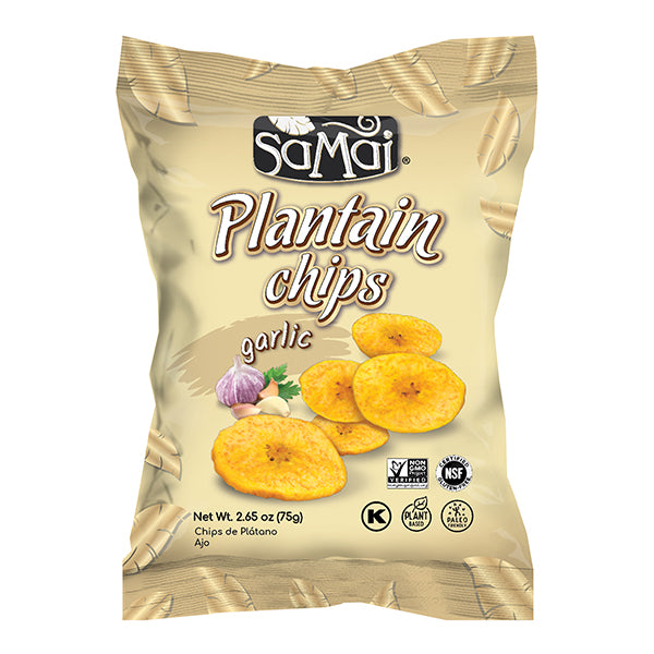 Samai Plantain Chips Garlic - 75g - salpers.ch