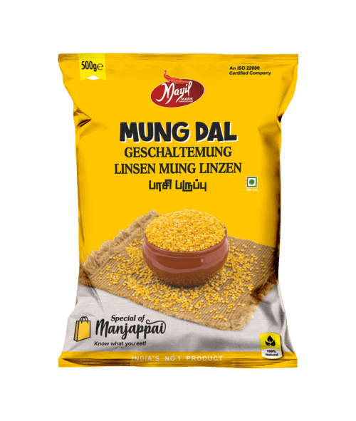 Manjappai Moong Dal Washed - 500g - salpers.ch