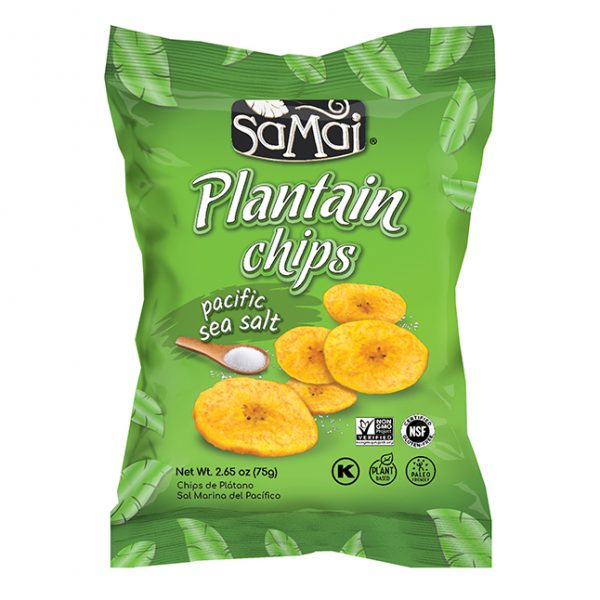 Samai Plantain Chips Pasific Sea Salt - 75g - salpers.ch