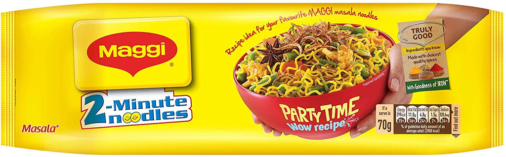 Maggi Masala Noodles Party Time (8 pcs) - 560g - salpers.ch