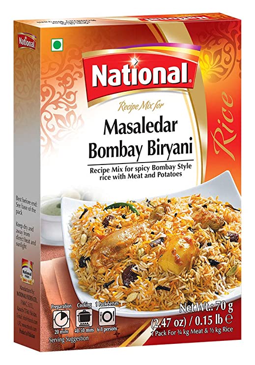 National Masalayadar Bombay Biryani - 60g - salpers.ch