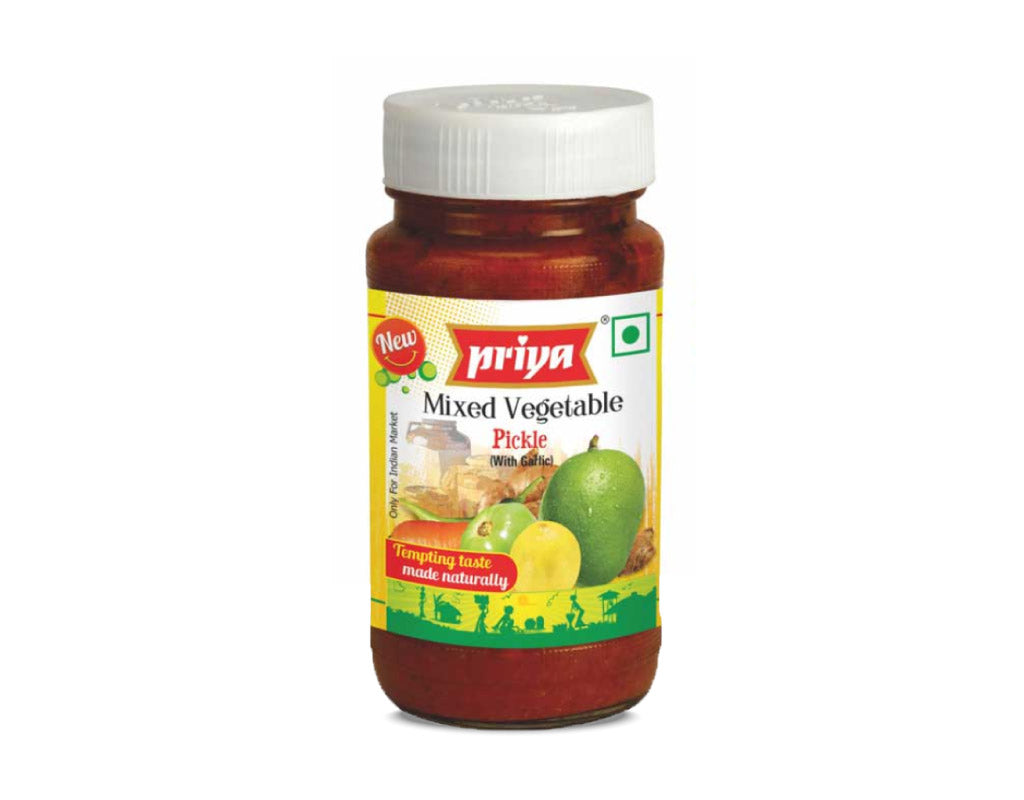 Priya Mixed Vegetable Pickle, 300g - salpers.ch