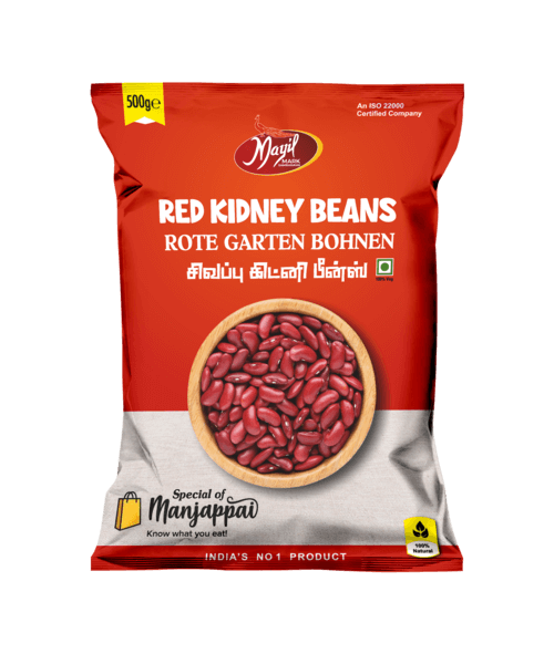 Manjappai Red Kidney Beans - 500g - salpers.ch