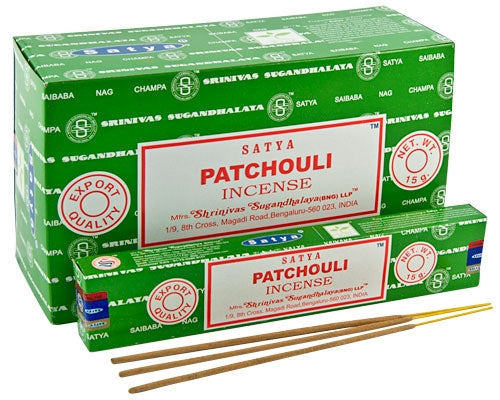 Satya Patchouli Incense - 15g Pack - salpers.ch