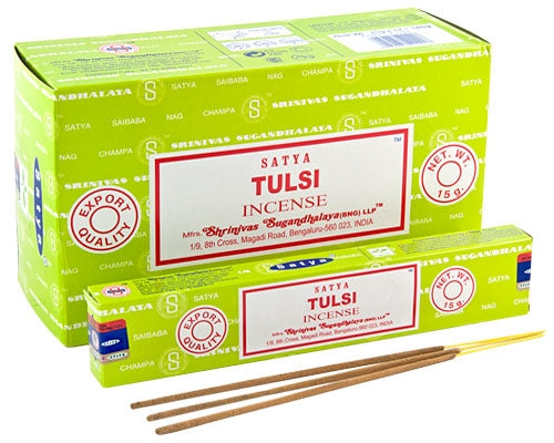Satya Tulsi Incense - 15g Pack - salpers.ch