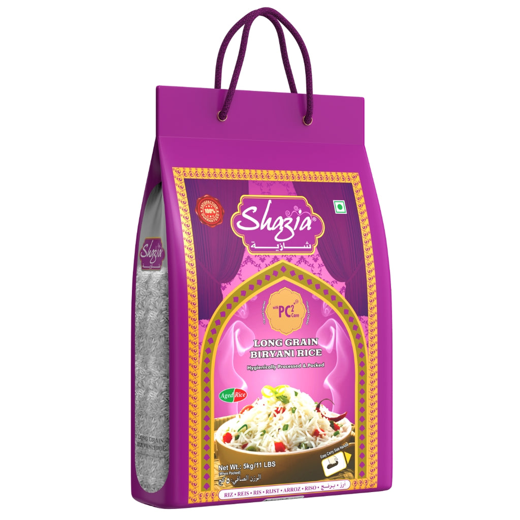 Shazia Long Grain Briyani Rice - Purple - 5kg - salpers.ch