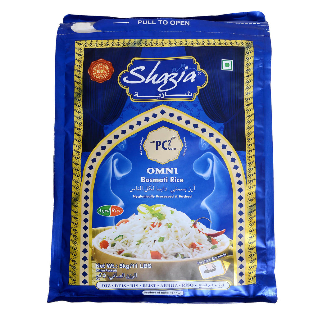 Shazia Omni Basmati Rice 5kg - salpers.ch