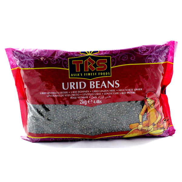 TRS Urid Beans - Urid Whole - 2Kg - salpers.ch