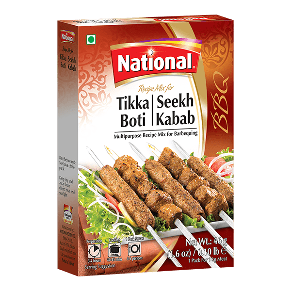 National Tikka Boti Seekh Kabab Masala - 46g - salpers.ch